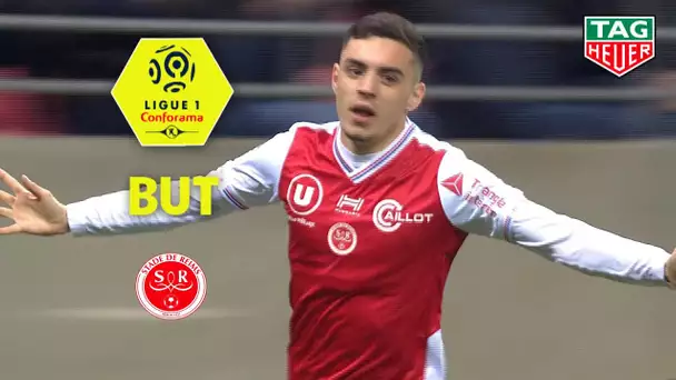 But Mathieu CAFARO (84&#039;) / Stade de Reims - Amiens SC (2-2)  (REIMS-ASC)/ 2018-19