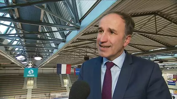 ITV  Frédéric SANCHEZ sur la rénovation de la PATINOIRE de Rouen