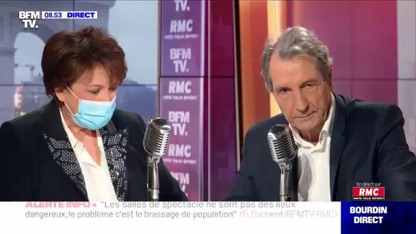 Roselyne Bachelot face à Jean-Jacques Bourdin sur RMC et BFMTV