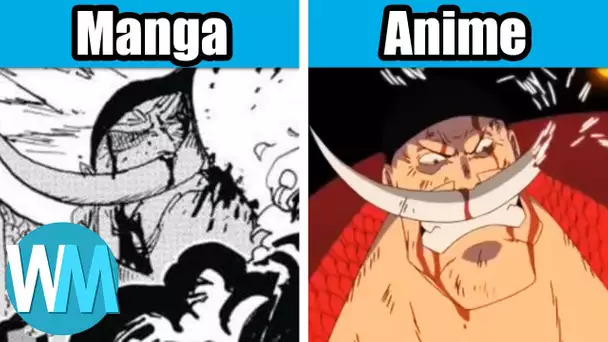 TOP 10 des moments de ONE PIECE bien plus BRUTAUX dans le Manga !