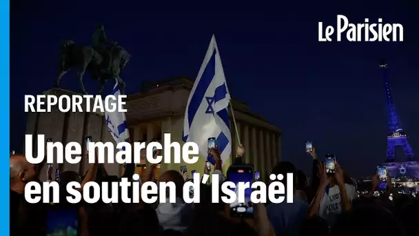 « Je suis très émue » : à Paris, des milliers de personnes rassemblées en soutien d'Israël