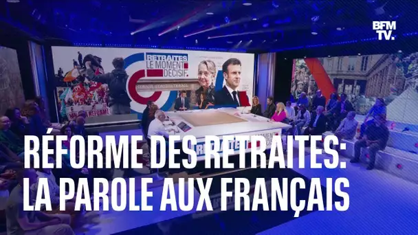Parole aux Français dans l'émission spéciale de BFMTV "Retraites: le moment décisif"