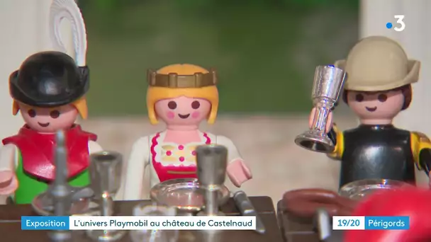 L'univers Playmobil exposé au château de Castelnaud-la-Chapelle