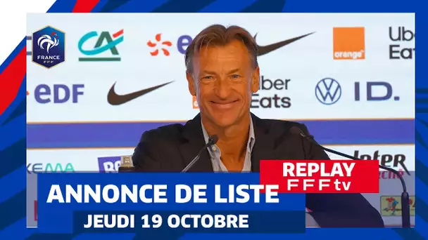 L'annonce de liste des Bleues I Équipe de France Féminine 2023