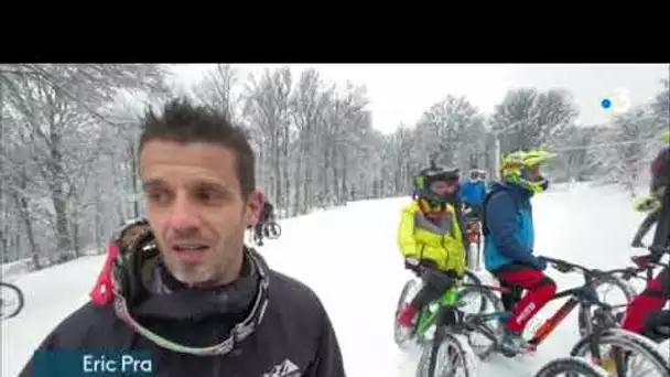 Aveyron : la descente en VTT, l’autre piste pour la station de Brameloup sur l’Aubrac