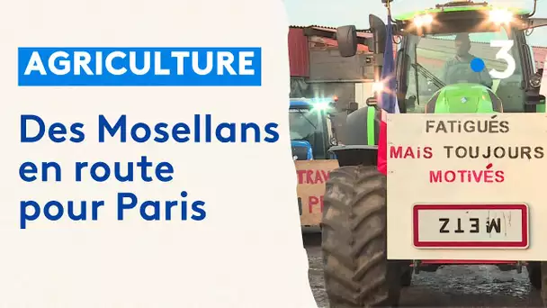 Des agriculteurs mosellans en route pour Paris