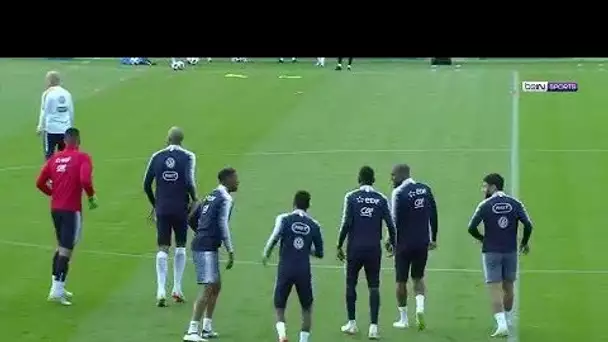 Suivez l’entraînement de l’Equipe de France au lendemain de sa victoire contre l’Uruguay