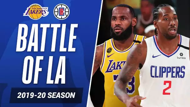LeBron vs. Kawhi, Relive The BEST From Lakers-Clippers Last Season | #KiaTipOff20