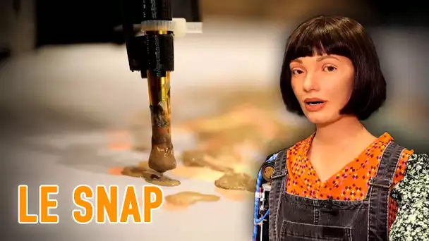 Le Snap #65 : Ai-Da, le premier robot artiste peintre