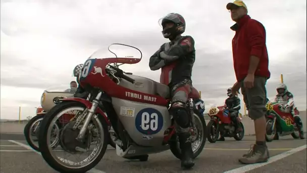 A 75 ans, je suis le roi des courses de moto!