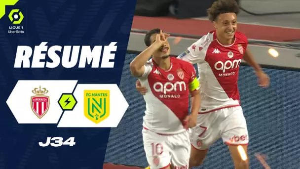 AS MONACO - FC NANTES (4 - 0) - Résumé - (ASM - FCN) / 2023/2024