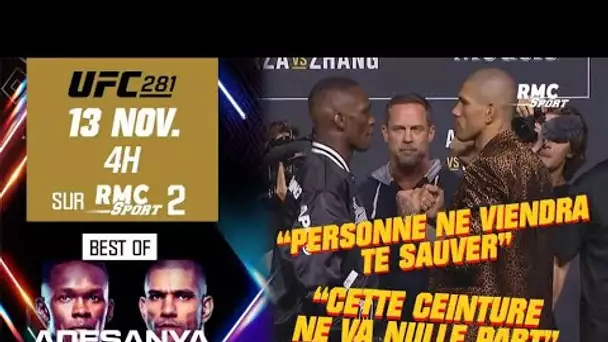 UFC 281 : Le best of de la conf de presse Adesanya-Pereira (avec des punchlines salées)