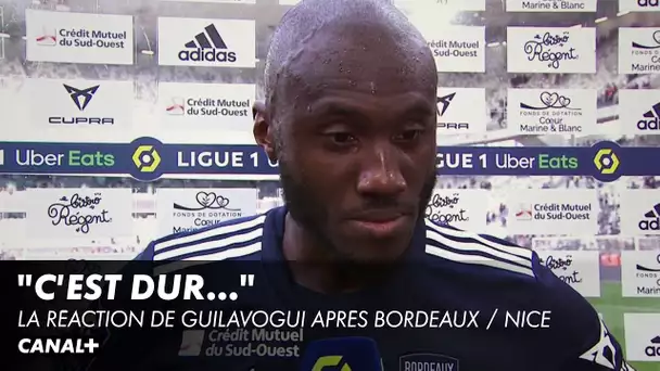 La réaction de Josuha Guilavogui après Bordeaux / Nice - Ligue 1 Uber Eats (J35)
