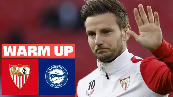 Calentamiento Sevilla FC vs Deportivo Alavés