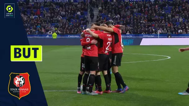 But Lovro MAJER (45' +1 - SRFC) OLYMPIQUE LYONNAIS - STADE RENNAIS FC (2-4) 21/22