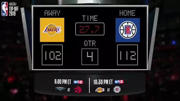 Pelicans @ Raptors LIVE Scoreboard - Join the conversation and catch all the action on #NBAonTNT!