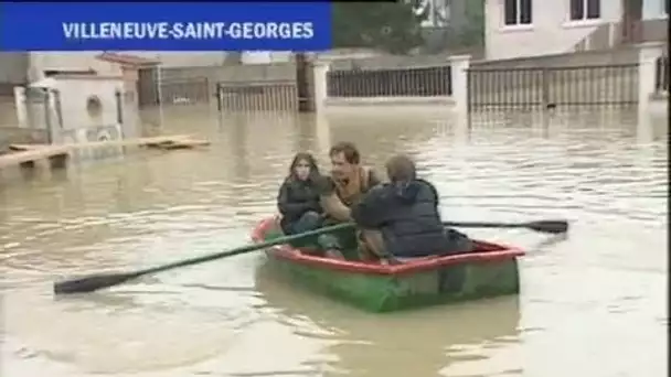 Inondations à Villeneuve Saint Georges