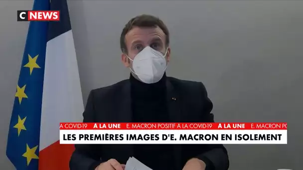 Positif à la Covid-19, Emmanuel Macron à l'isolement