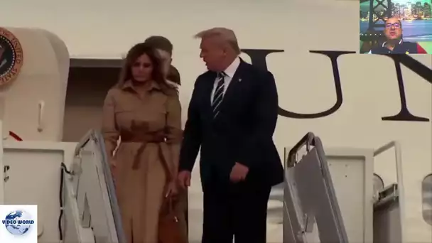Vidéo : Melania Trump repousse (encore) la main de son mari en public