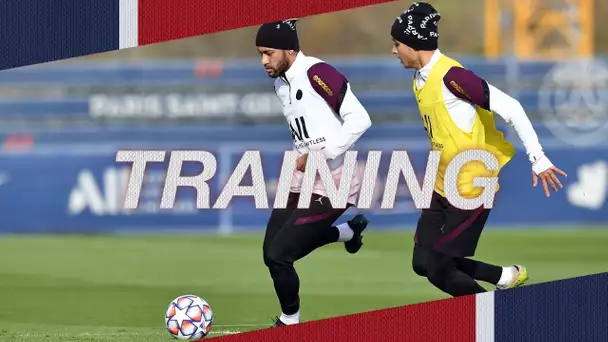 ⚽ L'entraînement de veille de Champions League : Paris Saint-Germain - RB Leipzig 🔴🔵