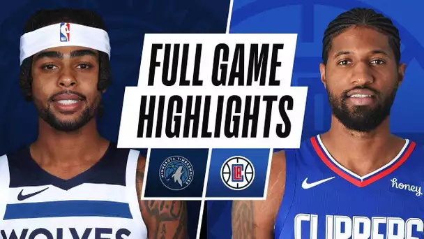 TIMBERWOLVES at CLIPPERS | FULL GAME HIGHLIGHTS | December 29, 2020