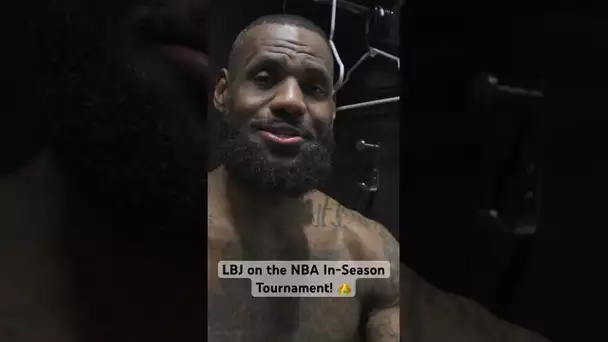 LeBron talks the NBA In-Season Tournament! 🏆 MEM @ LAL 10:30pm/et on the NBA App | #Shorts