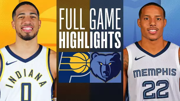 PACERS at GRIZZLIES | FULL GAME HIGHLIGHTS | December 21, 2023