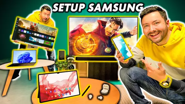 Je Teste Tout l'Ecosystème SAMSUNG ! (TV, Cuisine, Smartphone, Montre…)