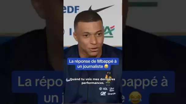 La réponse de Mbappé à un journaliste 😂