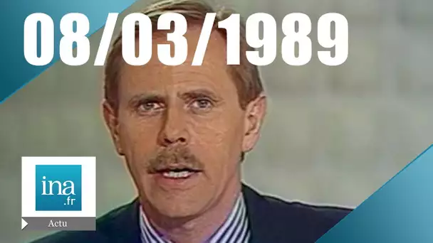 20h Antenne 2 du 08 mars 1989 | La mort de Roger Patrice Pelat | Archive INA