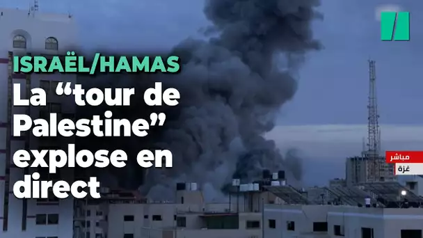 À Gaza City, une frappe d’Israël détruit les trois immeubles de la « tour Palestine »