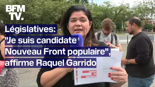 Législatives: la prise de parole de Raquel Garrido, candidate en Seine-Saint-Denis, en intégralité
