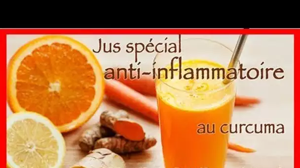 Jus spécial anti-inflammatoire au curcuma