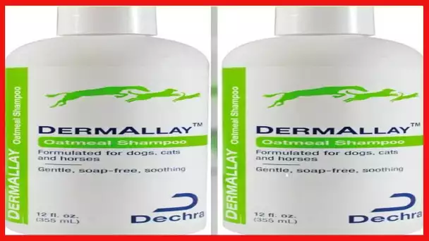 Dechra DermAllay Oatmeal Shampoo for Cats and Dogs 12 oz