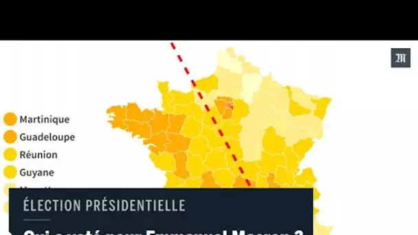 Victoire d’Emmanuel Macron : le second tour de la présidentielle expliqué en cartes