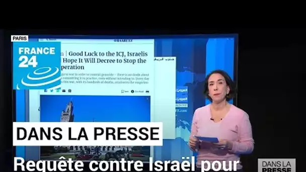 Plainte contre Israël pour "génocide": "L'Etat hébreu est coupable, dans les faits" • FRANCE 24