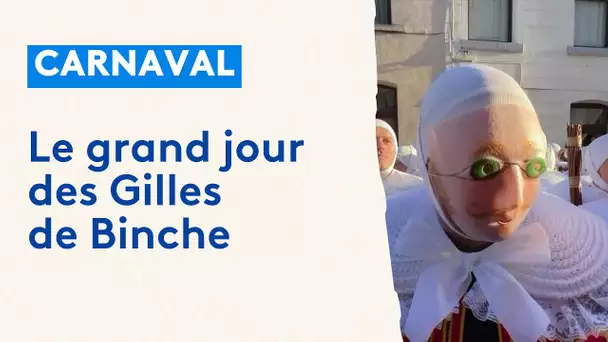 Les Gilles de Binche au carnaval