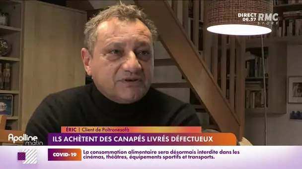 Plusieurs auditeurs ont reçu leur canapé en mauvais état