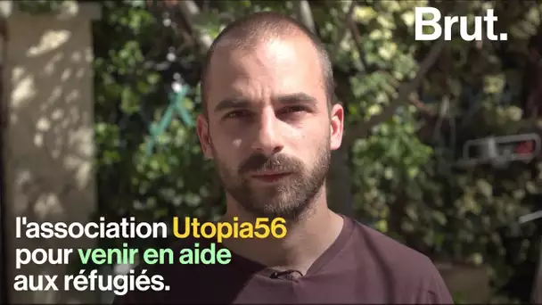 Gaël Manzi a créé l&#039;association Utopia 56 pour venir en aide aux réfugiés