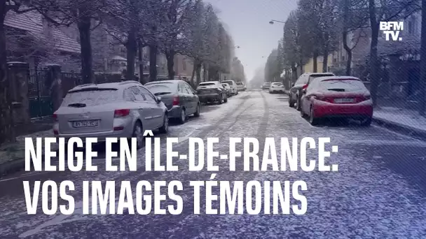 Neige en Île-de-France: vos images témoins