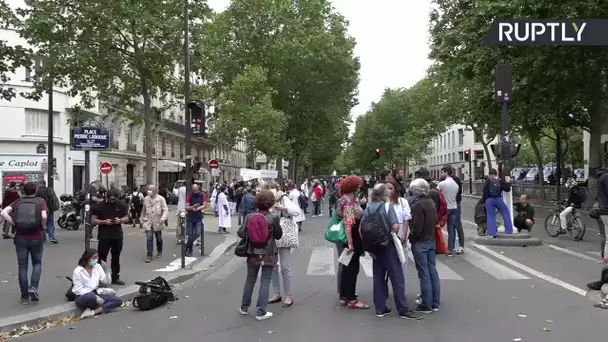 Paris : les soignants manifestent contre leurs conditions de travail