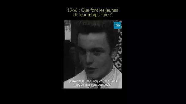 😅 Comment s’occupent les jeunes en 1966 #INA #shorts