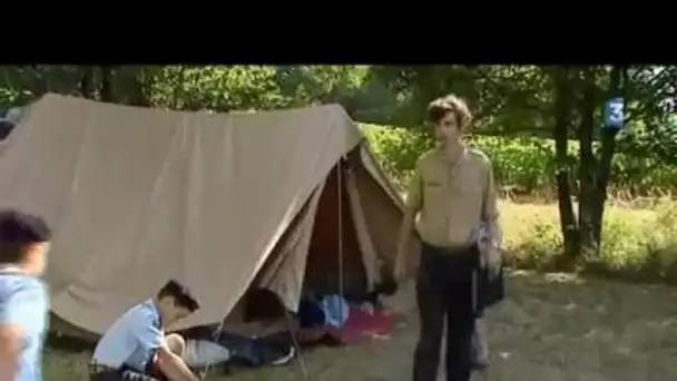 Visite d&#039;un camp scout dans le Sancerrois