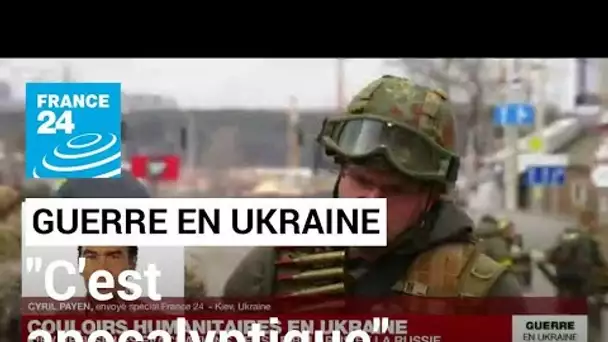 "C'est apocalyptique" : le nord-ouest de Kiev sous assaut russe • FRANCE 24
