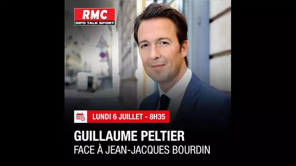 Le vice-président des Républicains Guillaume Peltier est face à Jean-Jacques Bourdin sur RMC et B...