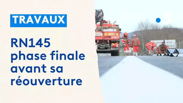 Travaux sur la RN145 : la préfecture de la Creuse espère "une réouverture pour la fin de la semaine"