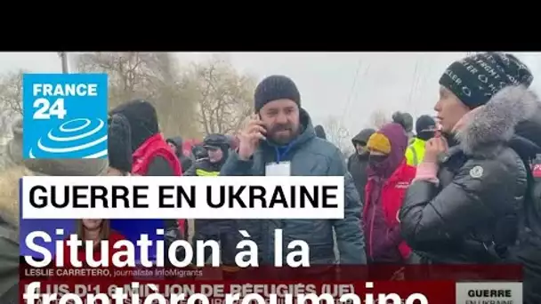 Ukraine : 18 km de file d'attente à la frontière avec la Roumanie • FRANCE 24
