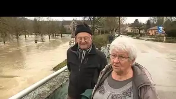 Inondations à Port-Lesney (Jura)  : une crue de plus, mais pas de record battu