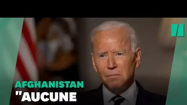 Joe Biden affirme qu'il était impossible de quitter l'Afghanistan sans une forme de "chaos"