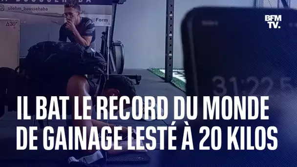 Silehm Boussehaba a battu un nouveau record de gainage